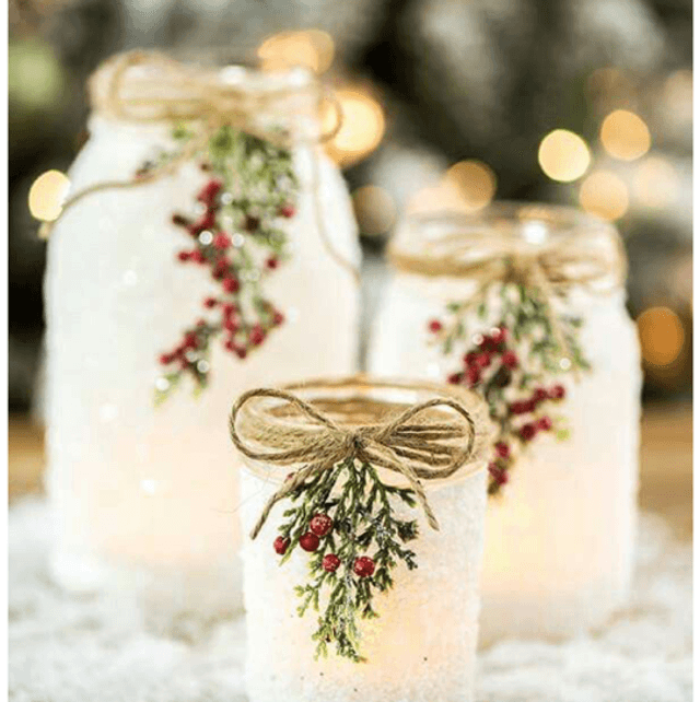 Kerst waxinelichthouder